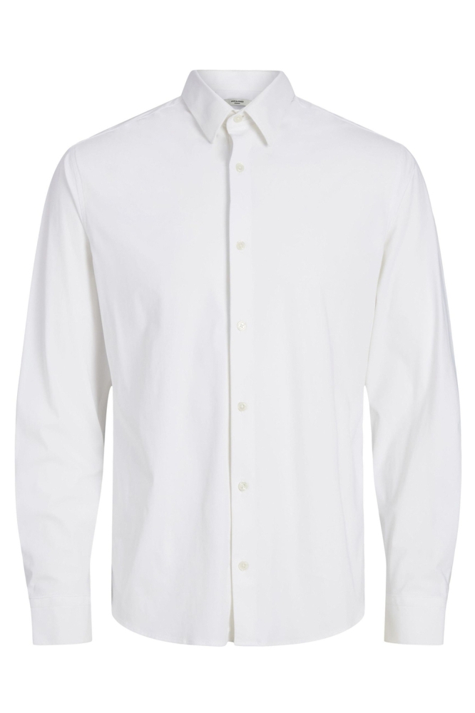 JPRBLAACTIVE STRETCH L/S SHIRT SN 12263744 WHITE/SLIM FIT